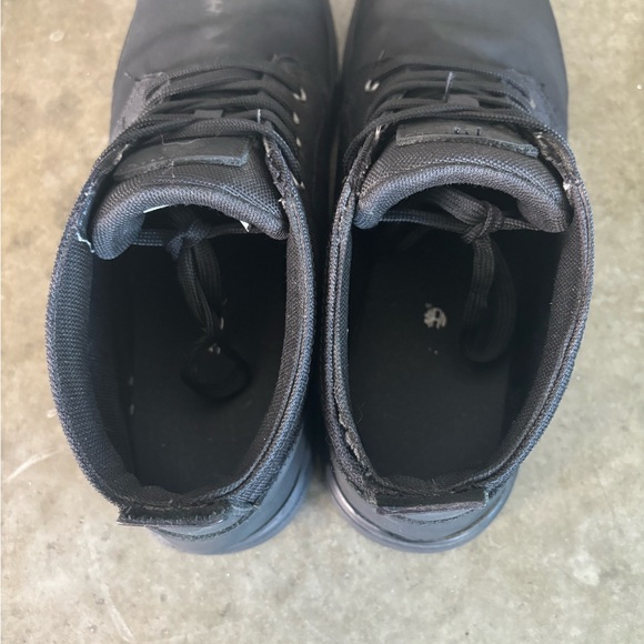 Black Timerlands Soft Suede And Fabric Men’s Shoe Size 11 Business / Casual - Picture 9 of 13